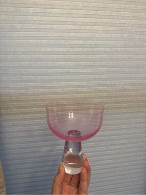 Pink Glass Dessert Coupe - Elegant Home Accent